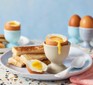 Several air-fryer boiled eggs