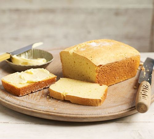 Gluten-free bread loaf sliced