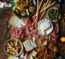 Italian-inspired sharing board on table