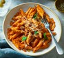 Pasta alla vodka in a bowl