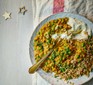 One portion of speedy lentil coconut curry